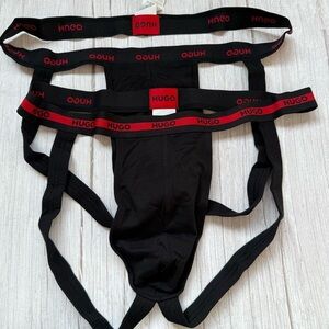 2-PACK OF JOCK STRAPS WITH REPEAT-LOGO WAISTBANDS XXL